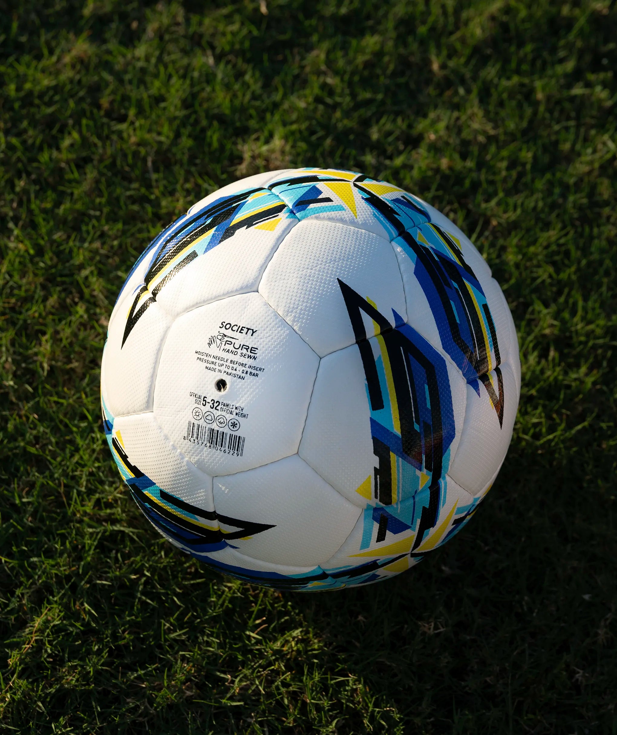 Bola de Futebol Thunder | Bola Society Costurada à Mão