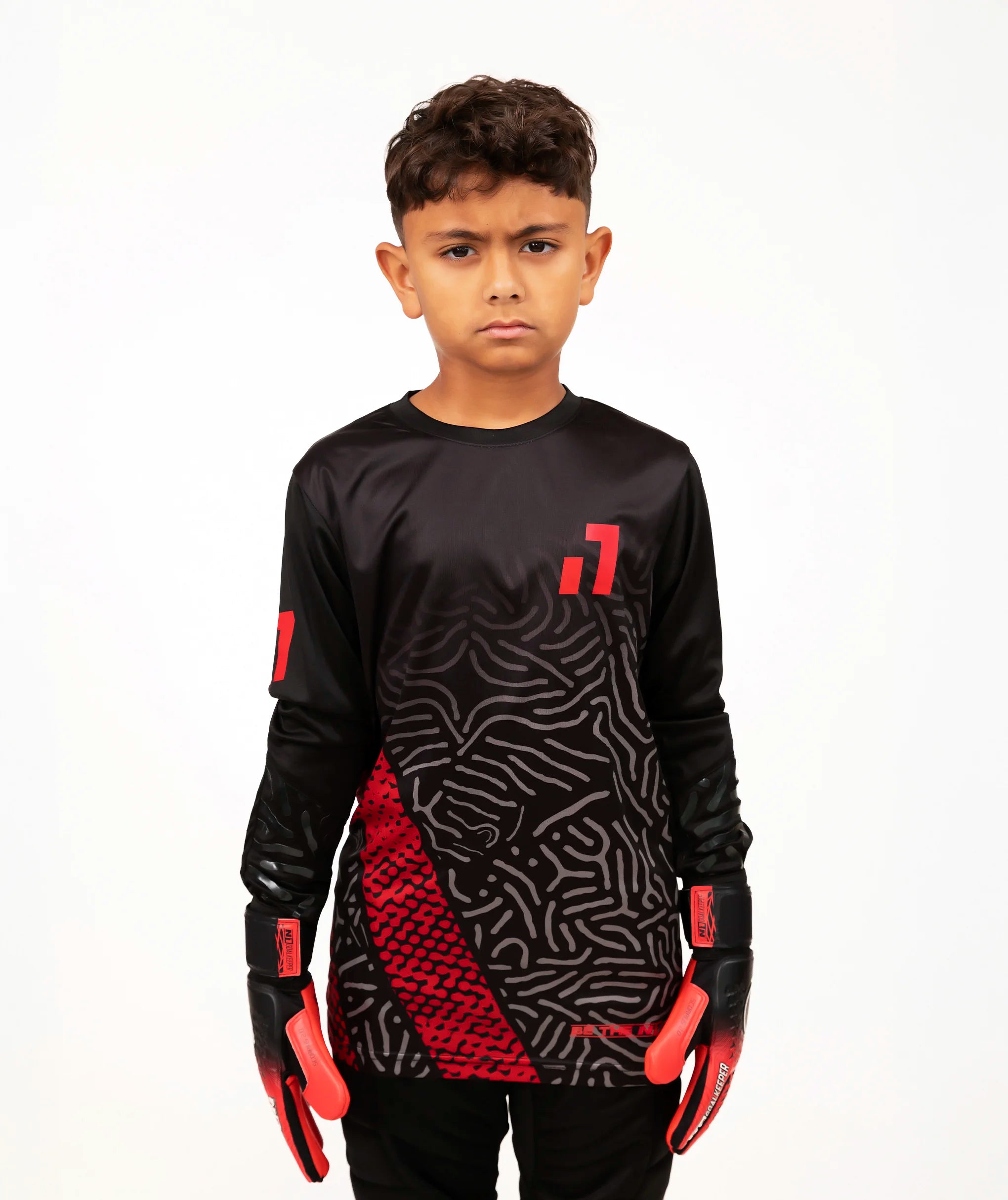 CAMISA DE GOLEIRO COM PROTEÇÕES INFANTIL