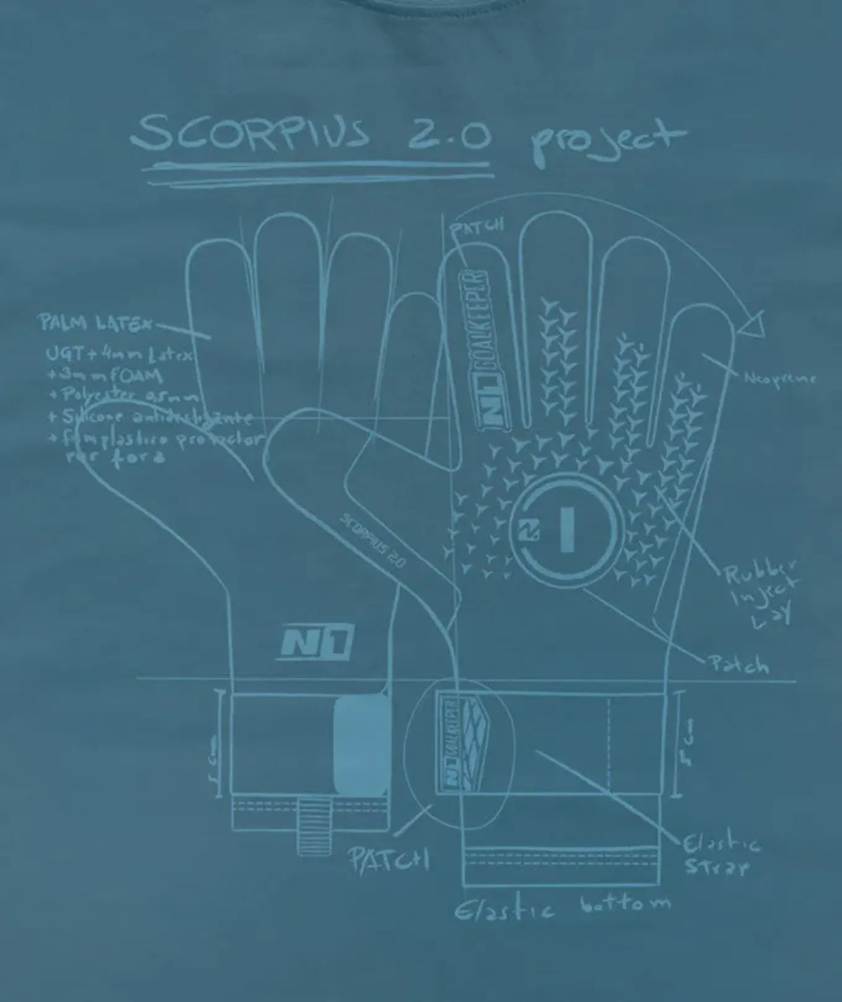 Camiseta N1 Project Azul