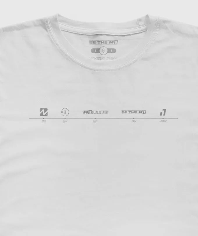 Camiseta N1 Timeline Branca
