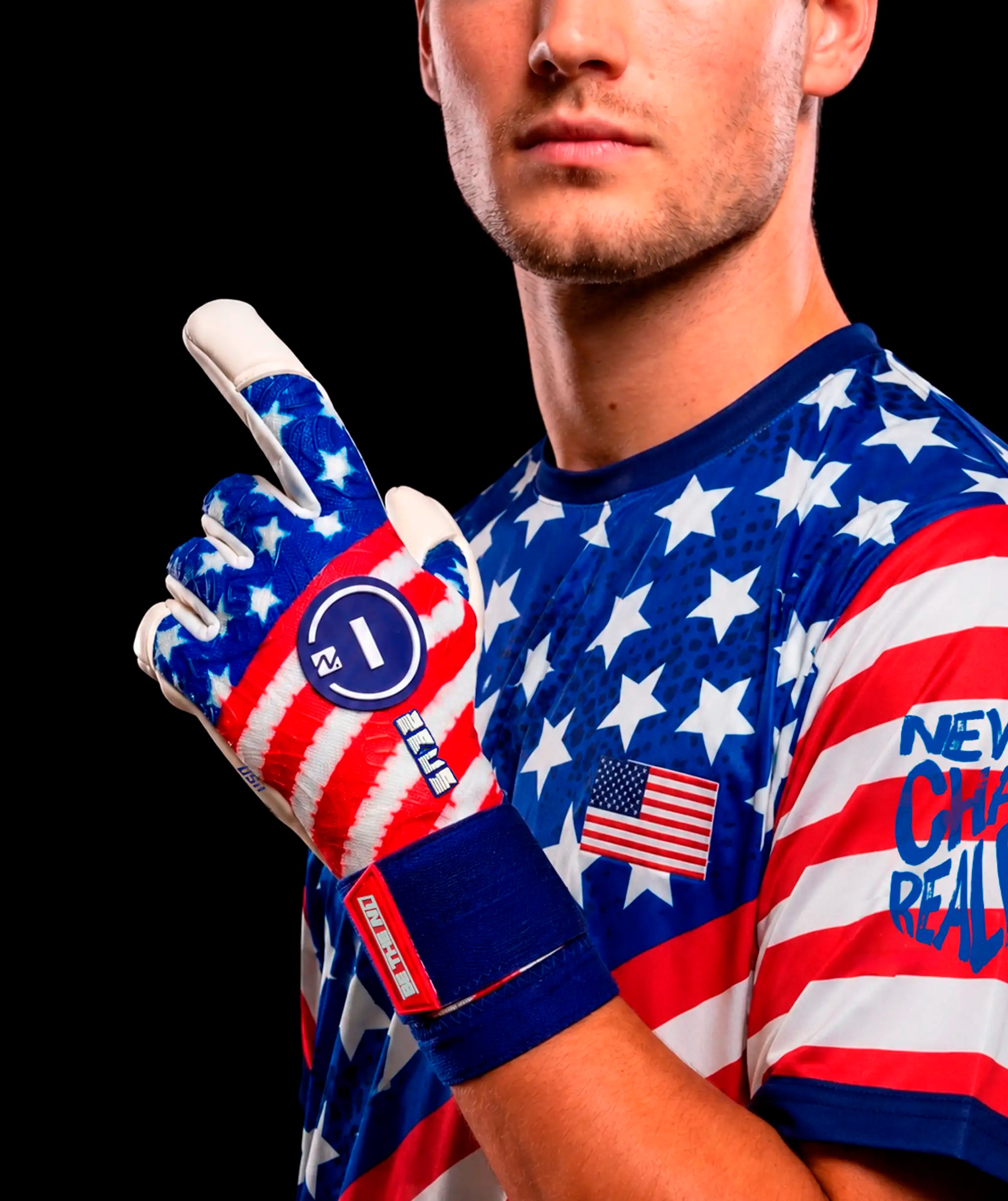 Luva de Goleiro N1 Zeus 2.0 Estados Unidos