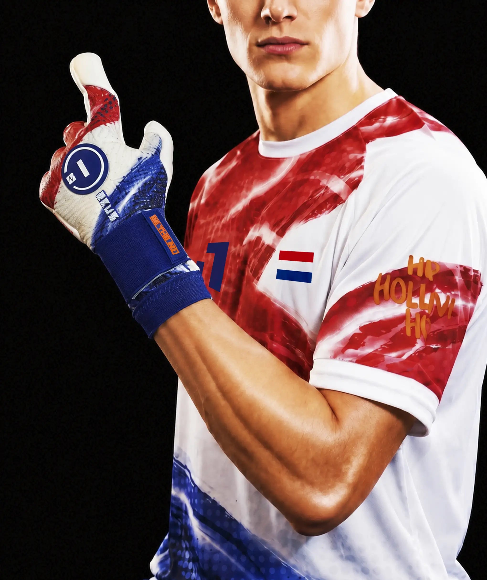 Luva de Goleiro N1 Zeus 2.0 Holanda