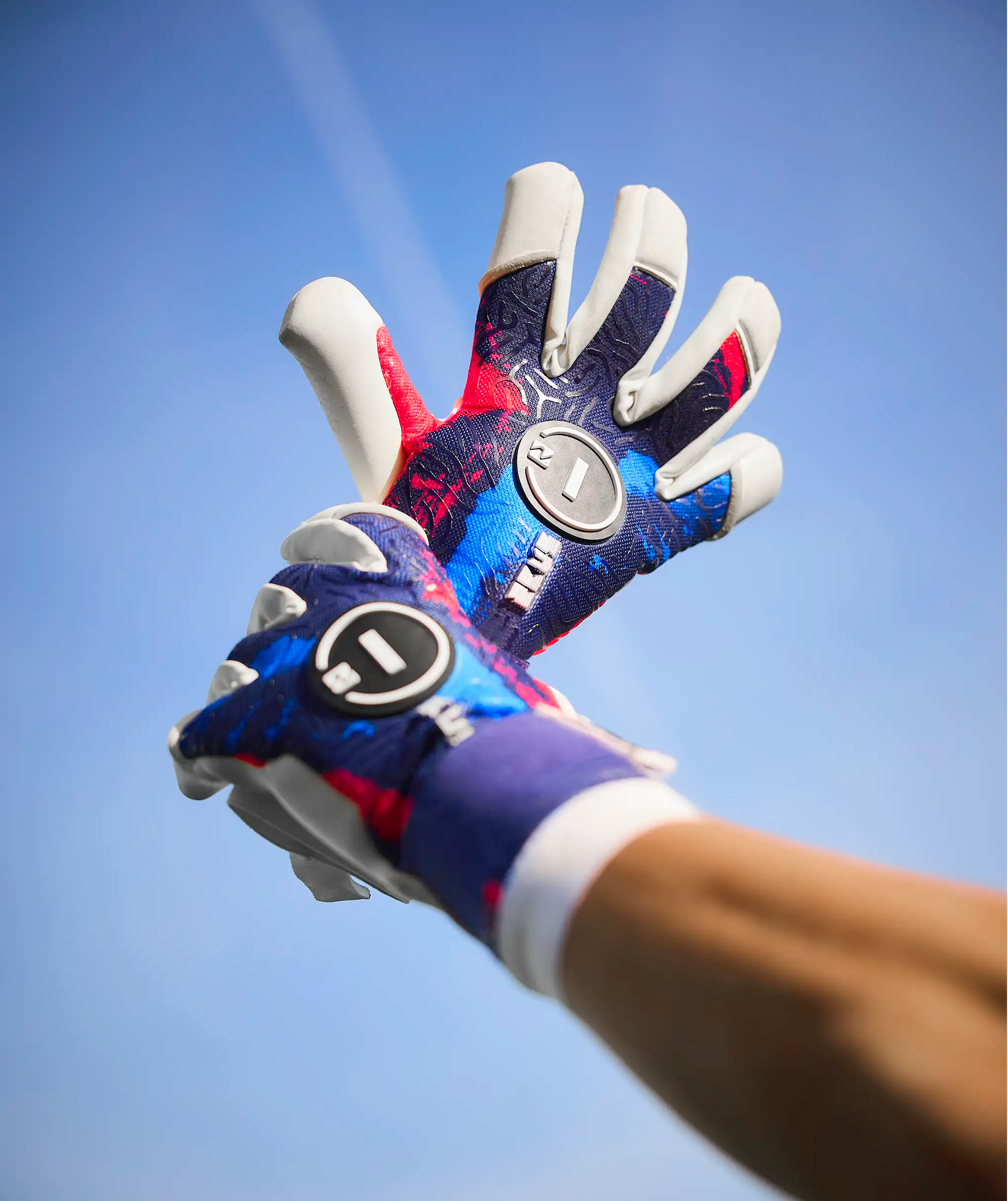 Luva de Goleiro Profissional N1 Zeus 2.0 Aura