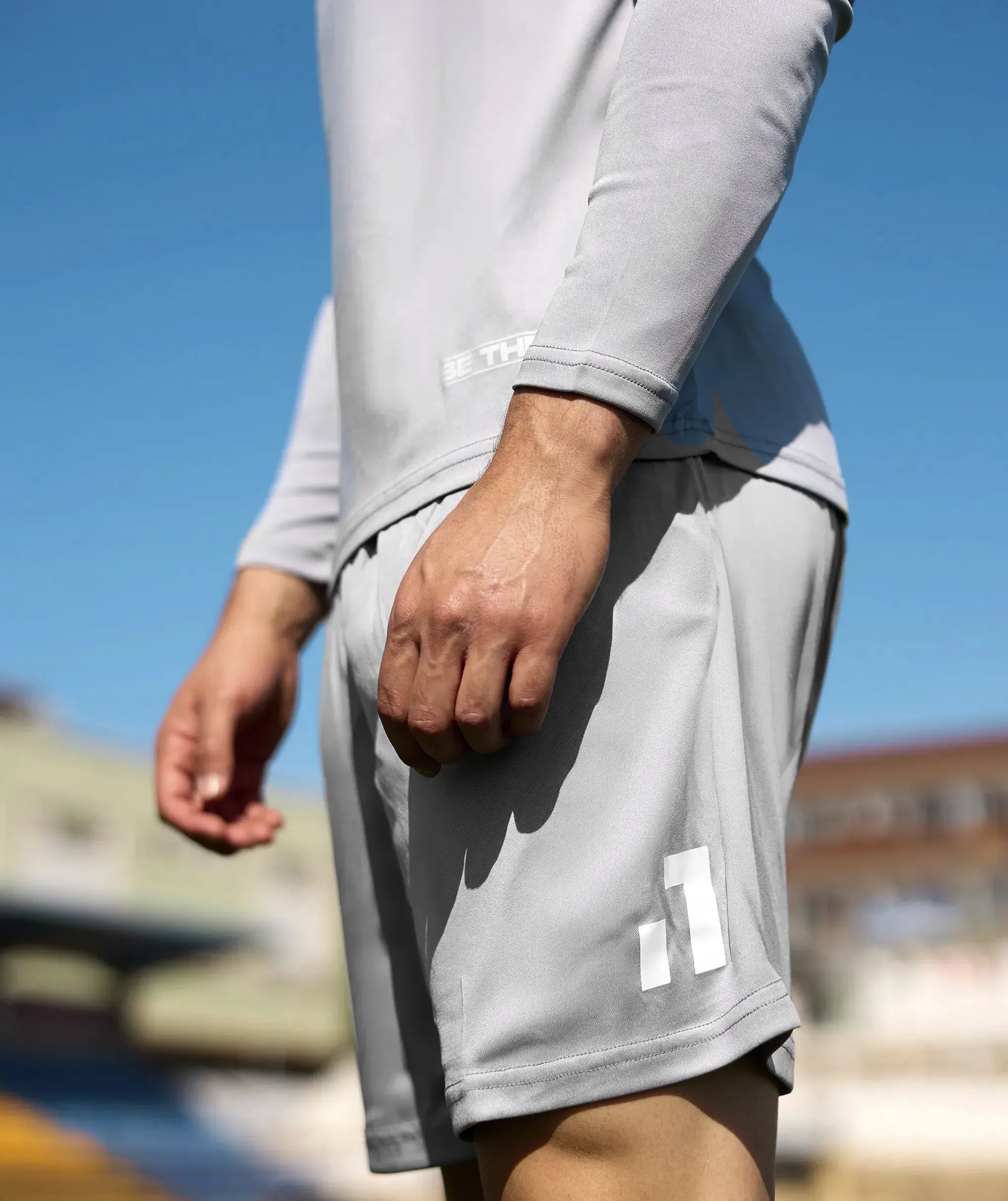 Short Treino N1 Adulto Cinza
