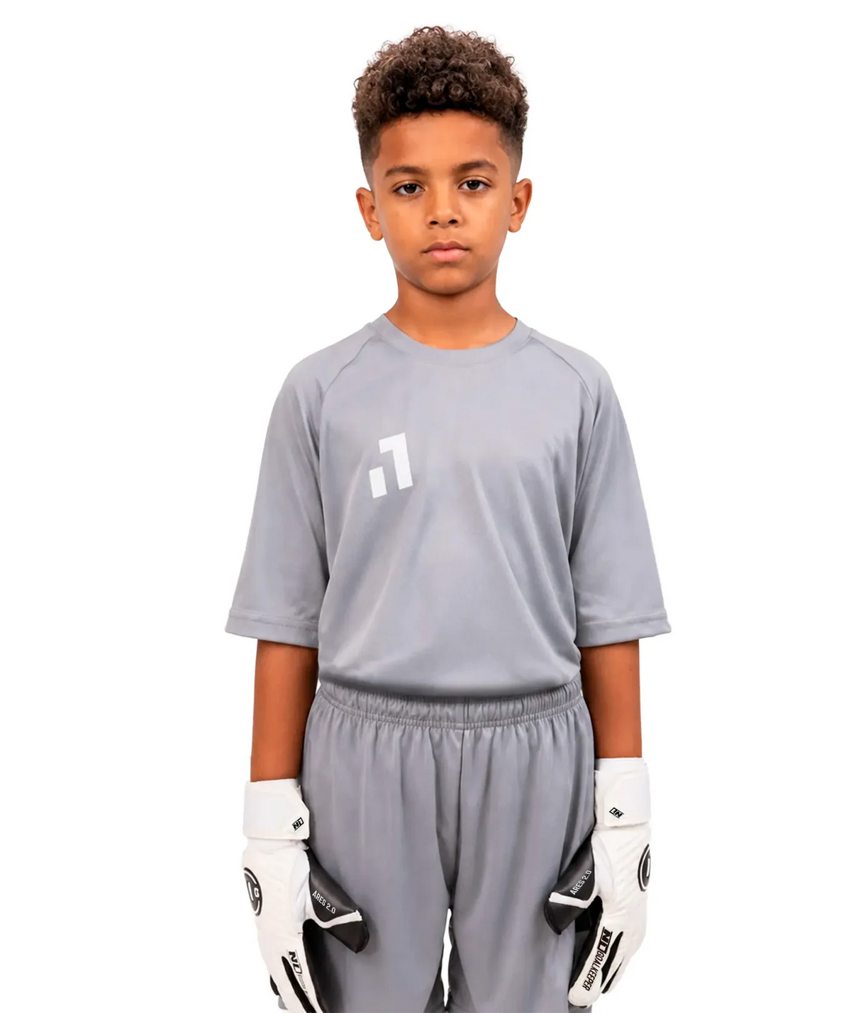 Short Treino N1 Infantil Cinza