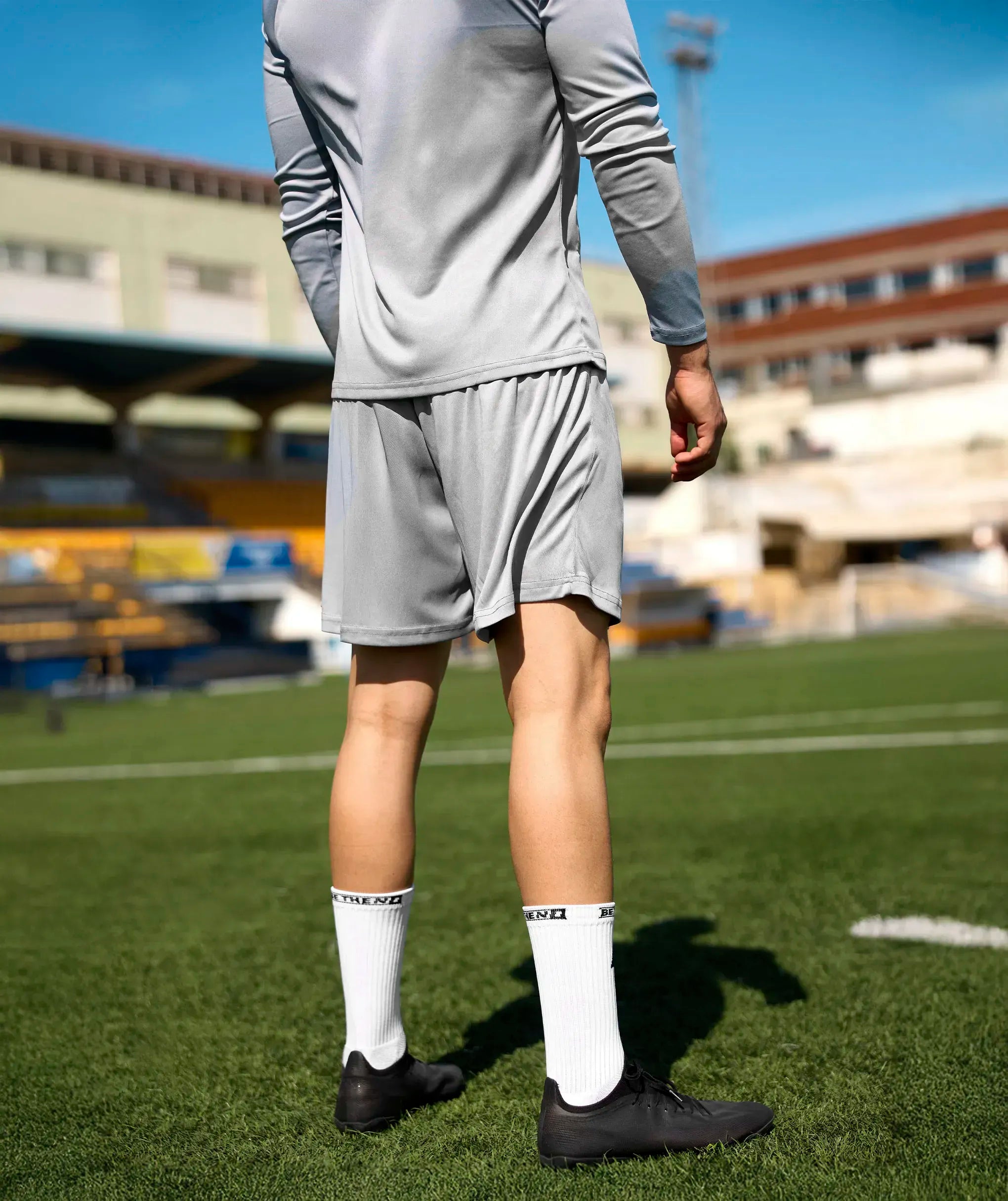 Short Treino N1 Infantil Cinza