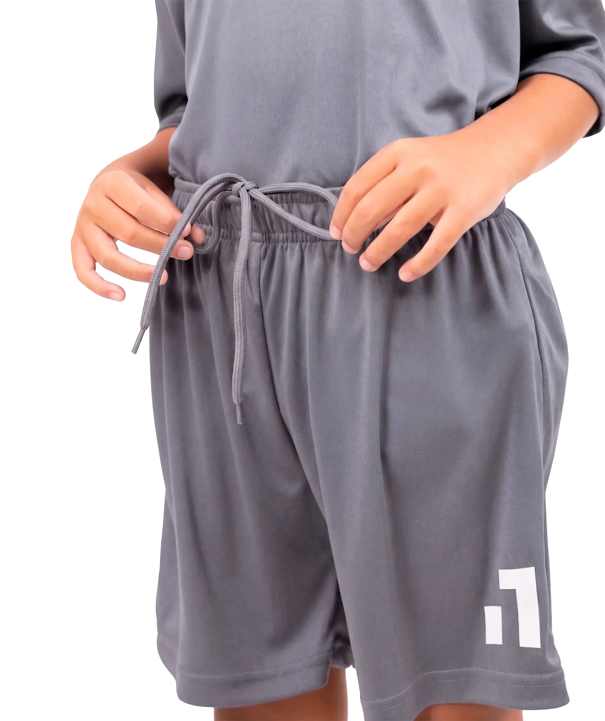 Short Treino N1 Infantil Cinza
