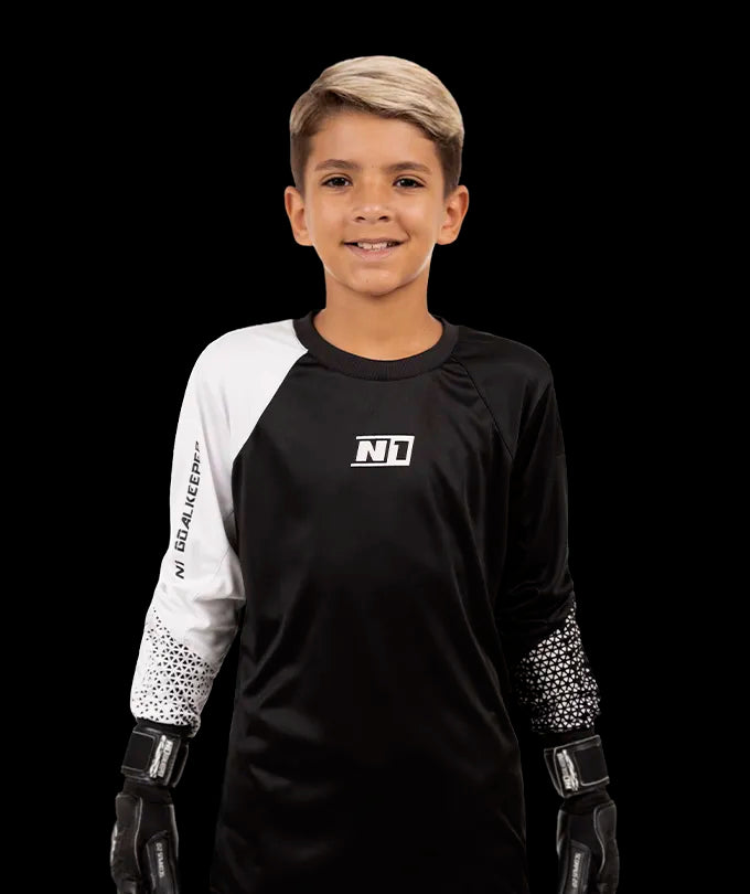 Camisa de Goleiro N1 com Proteções Infantil
