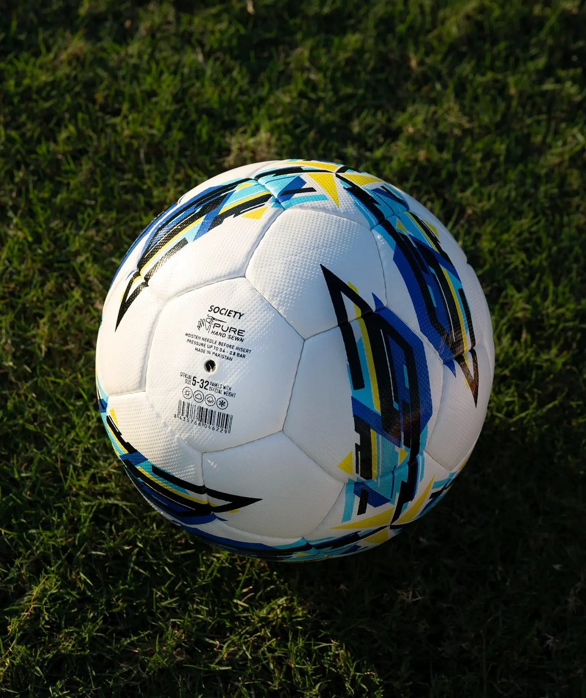 Bola de Futebol Thunder | Bola Society Costurada à Mão