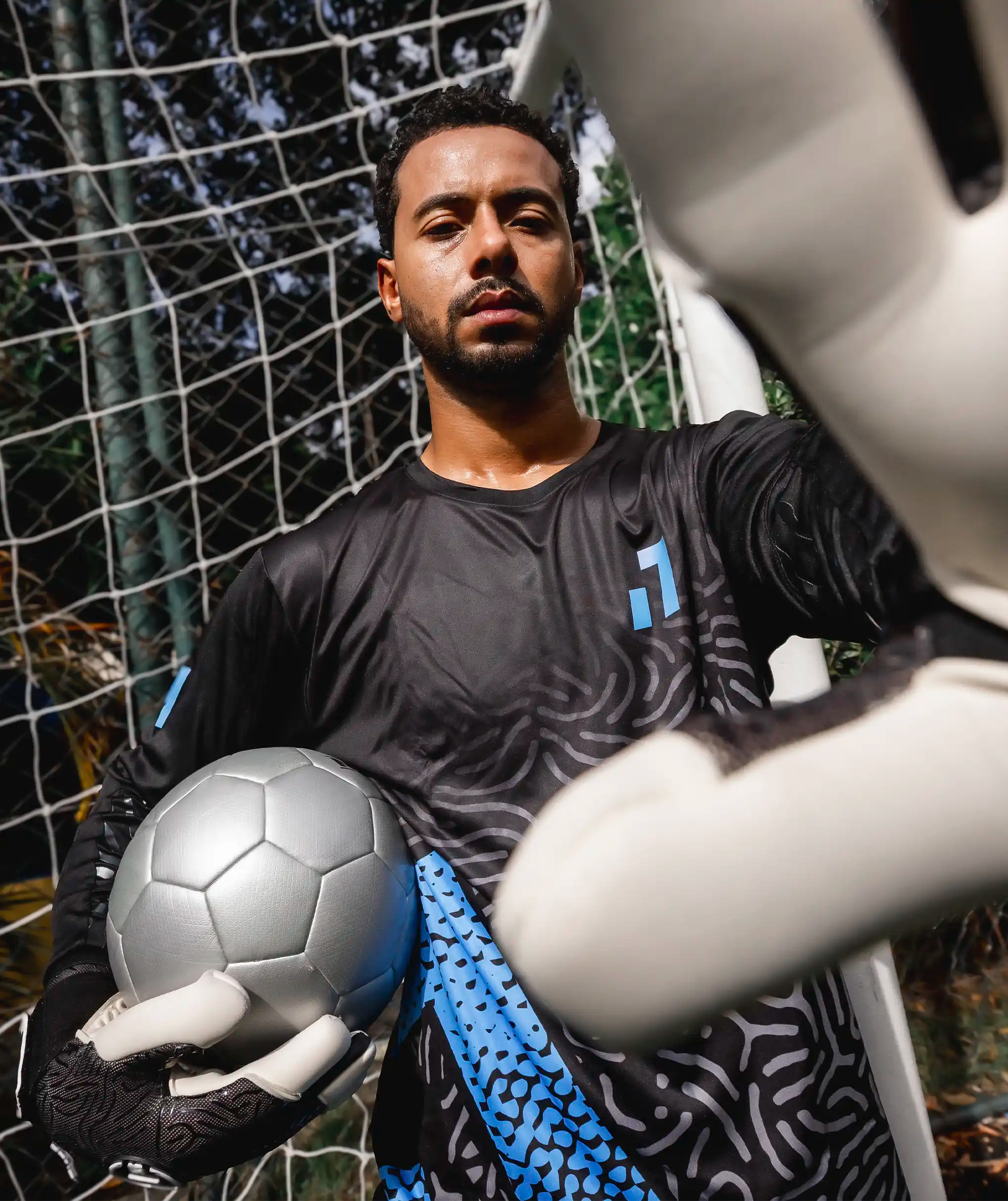 CAMISA DE GOLEIRO COM PROTEÇÕES INFANTIL