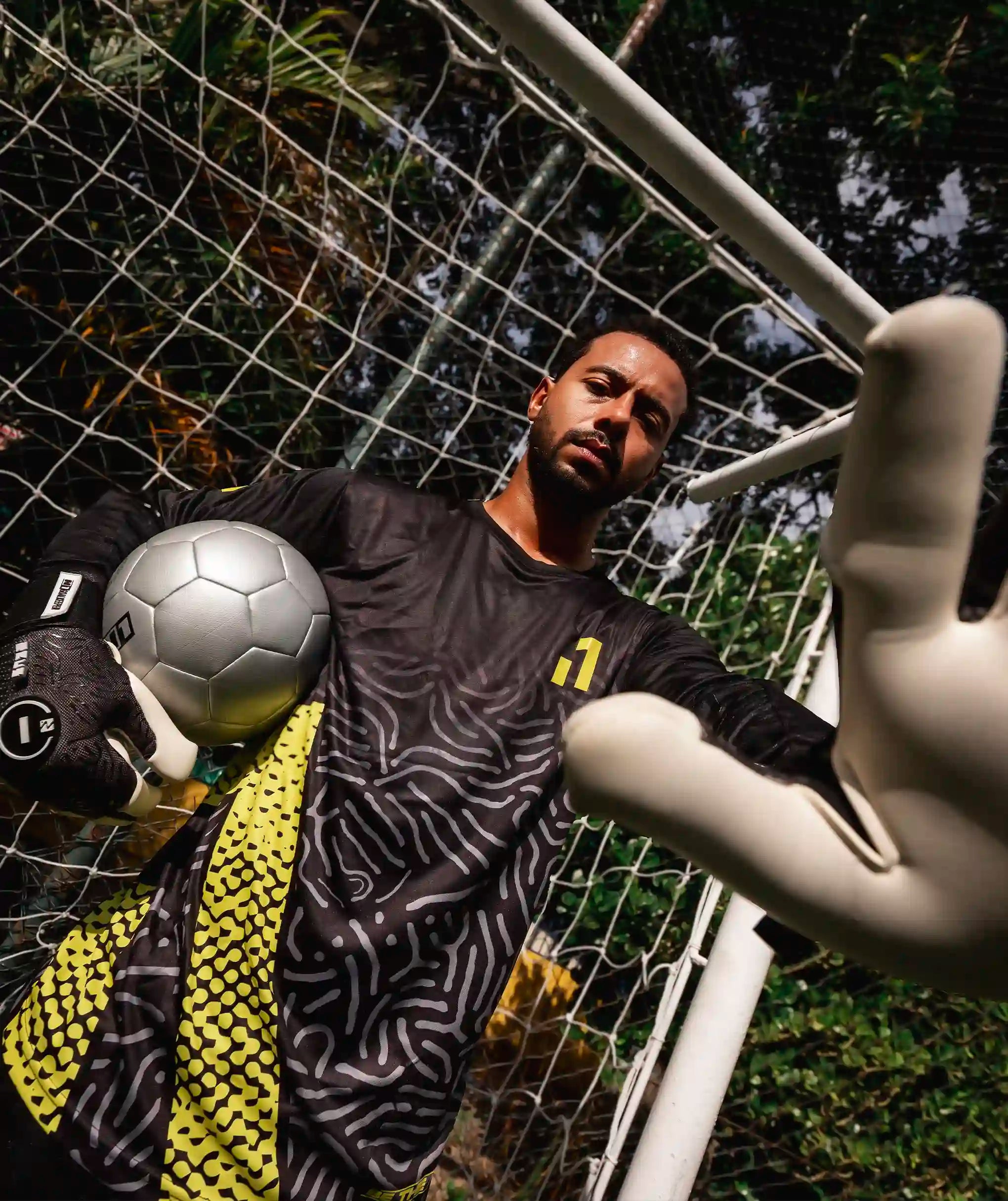 CAMISA DE GOLEIRO COM PROTEÇÕES INFANTIL