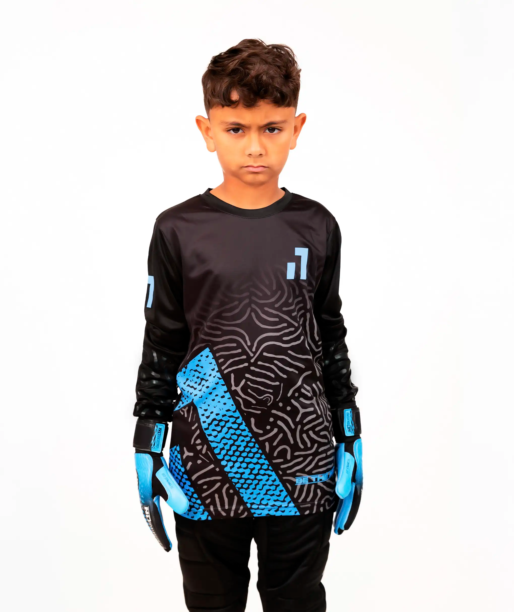 CAMISA DE GOLEIRO COM PROTEÇÕES INFANTIL
