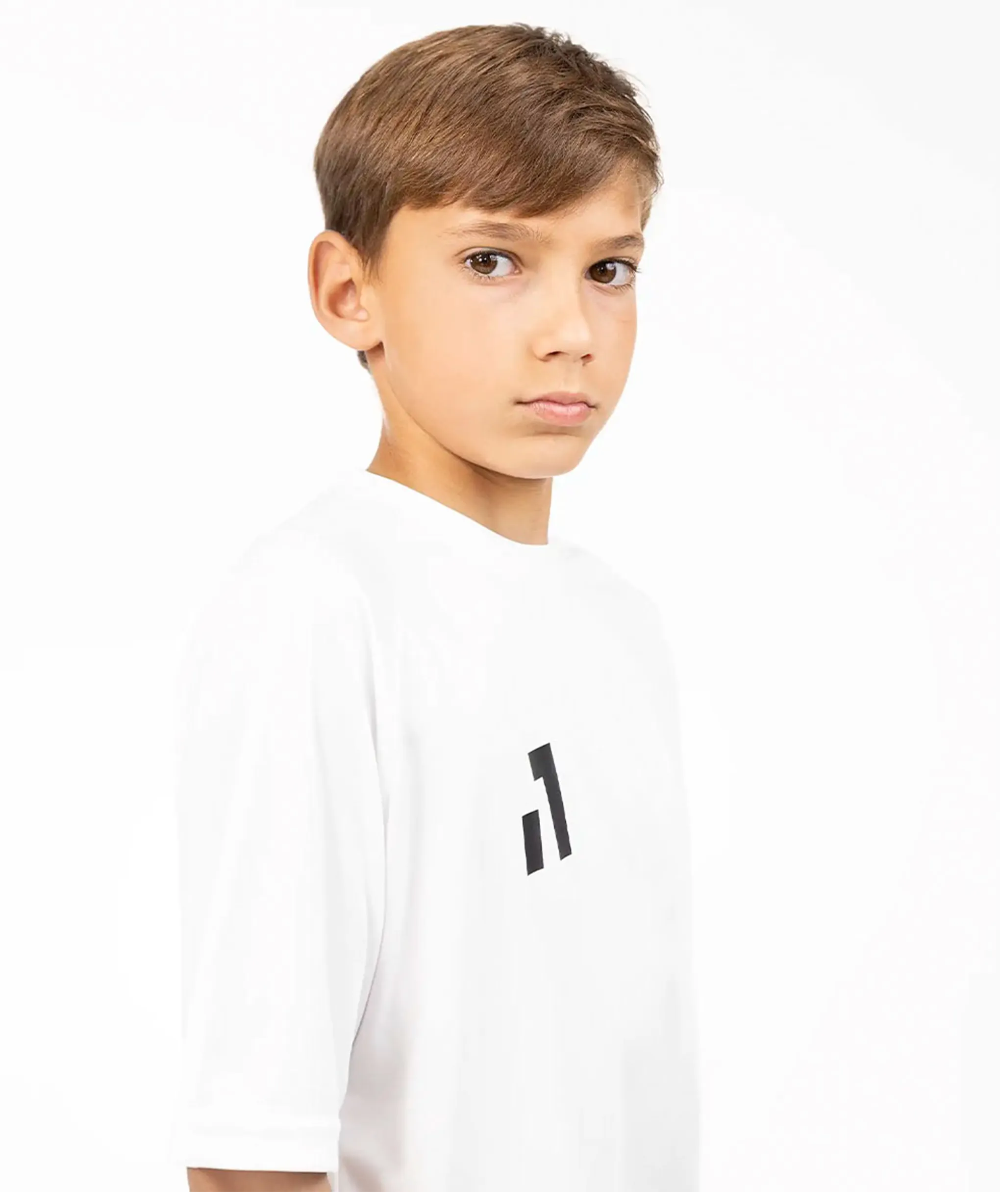 Camisa Lisa Manga Curta Infantil