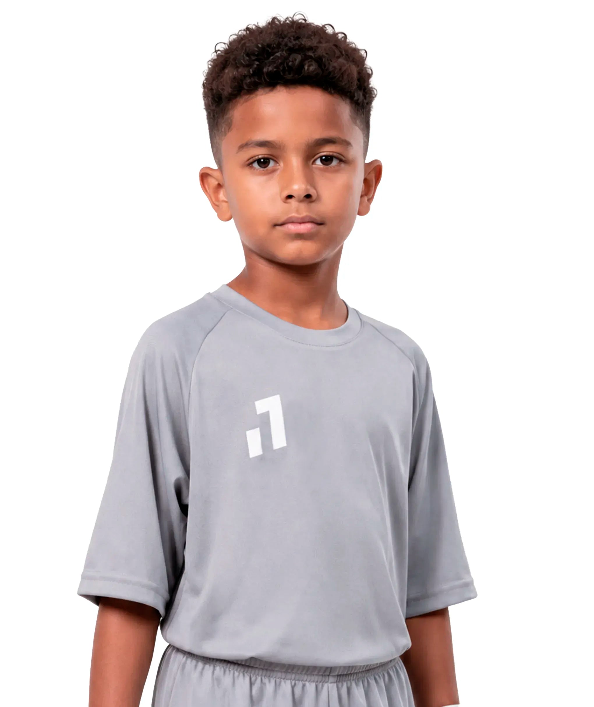 Camisa Lisa Manga Curta Infantil