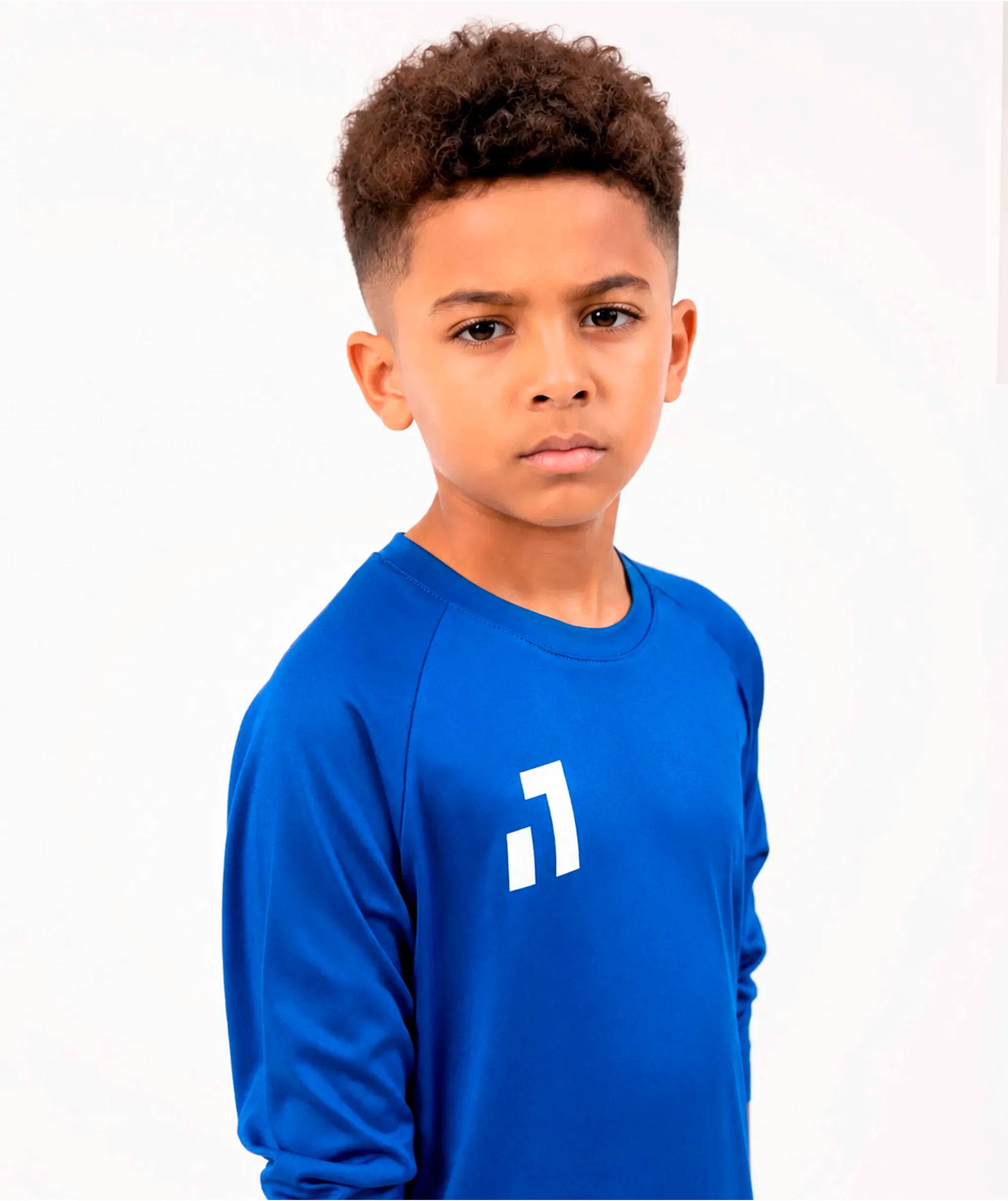 Camisa Lisa Manga Longa Infantil