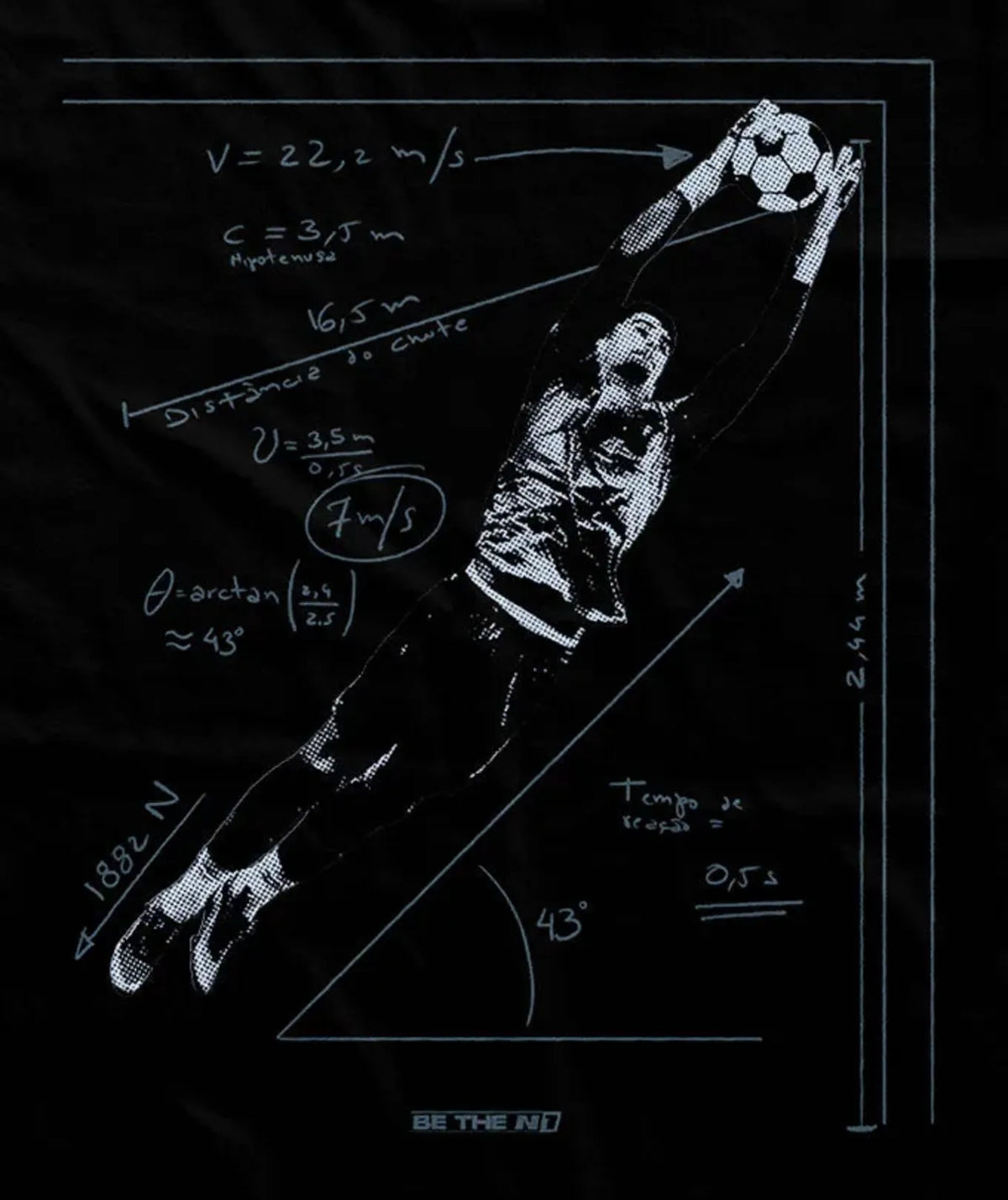 Camiseta N1 Fórmula Preta