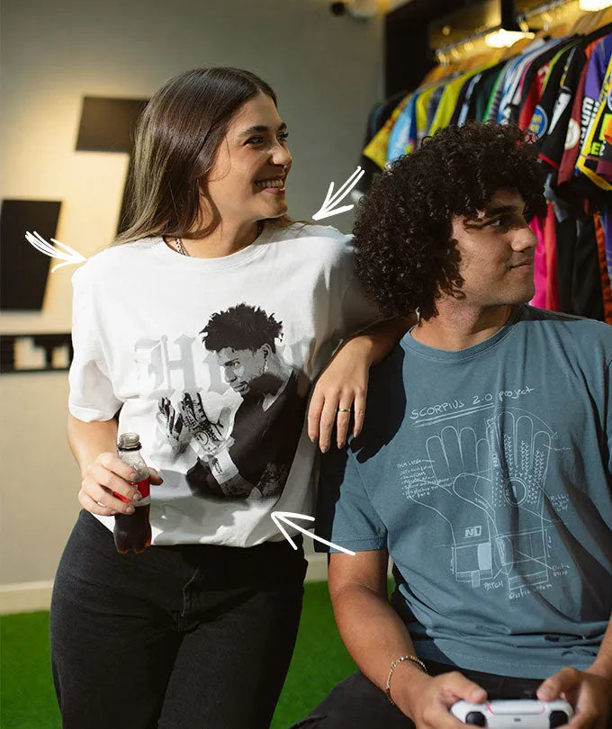 Camiseta N1 Hugo Branca
