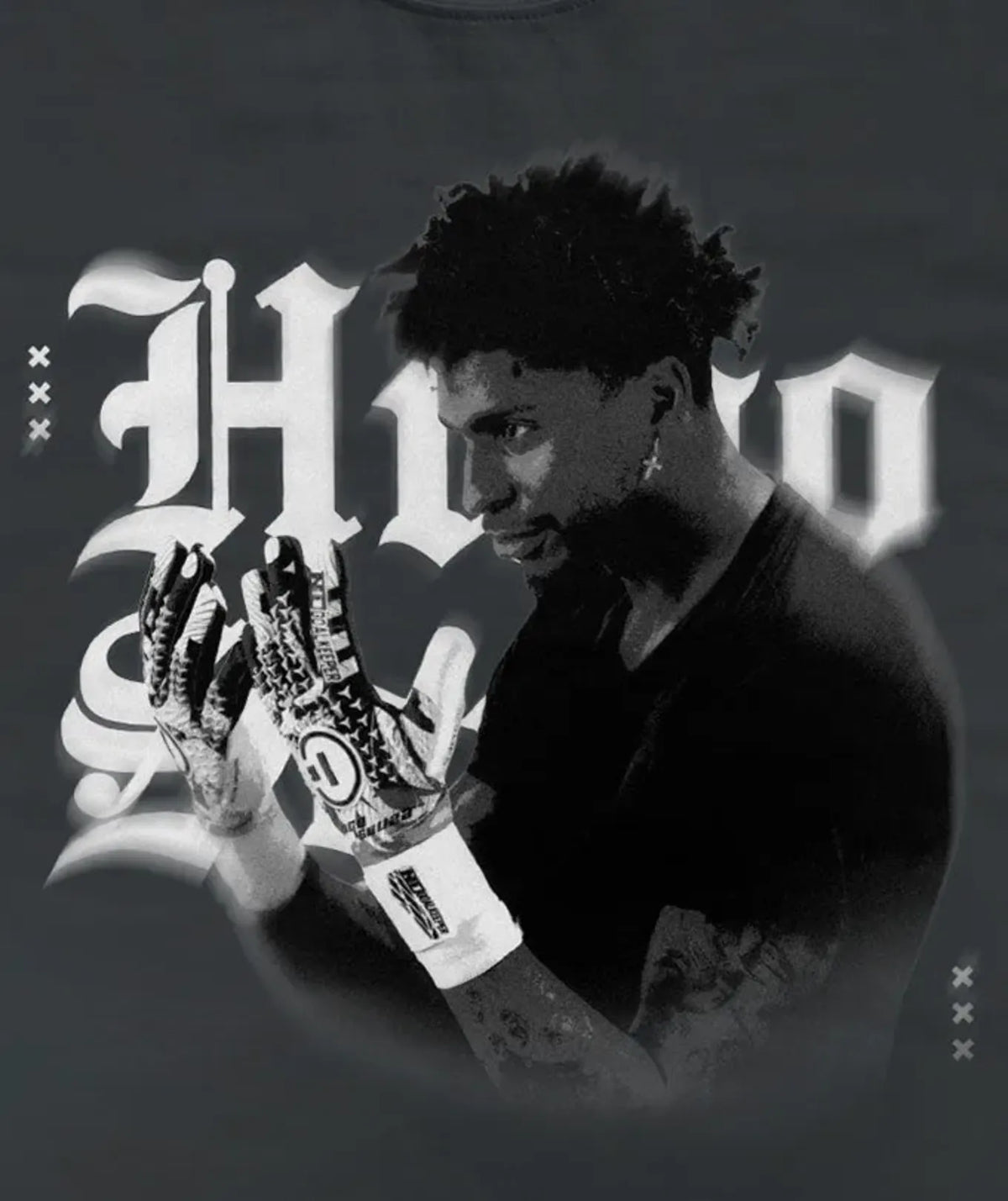 Camiseta N1 Hugo Preta Estonada