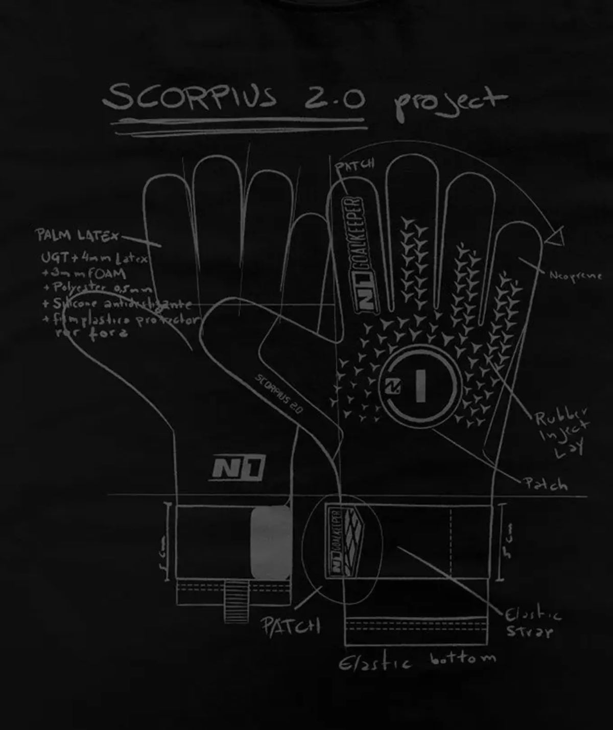 Camiseta N1 Project Preta