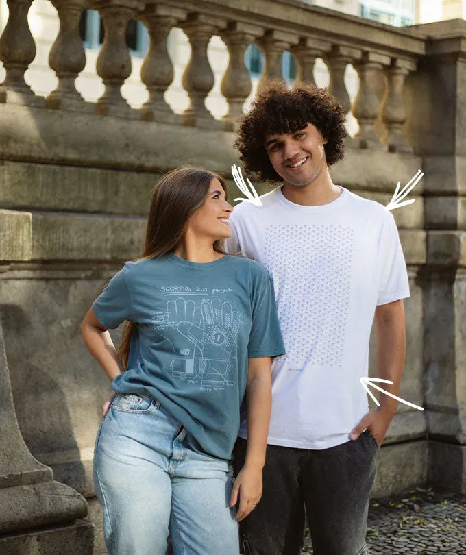 Camiseta N1 Spikes Preta Estonada