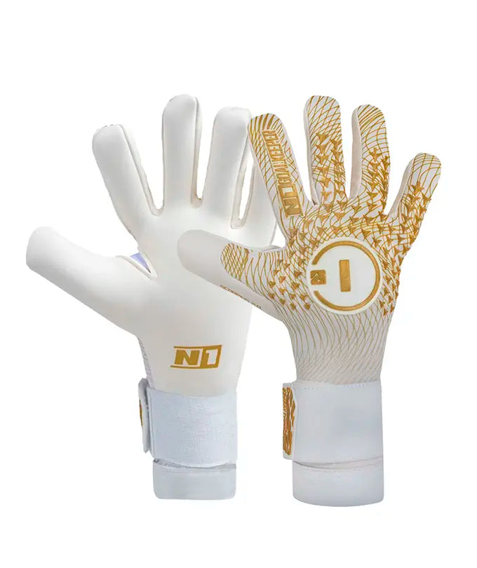 Luva de Goleiro Profissional N1 Scorpius 2.0 Golden White