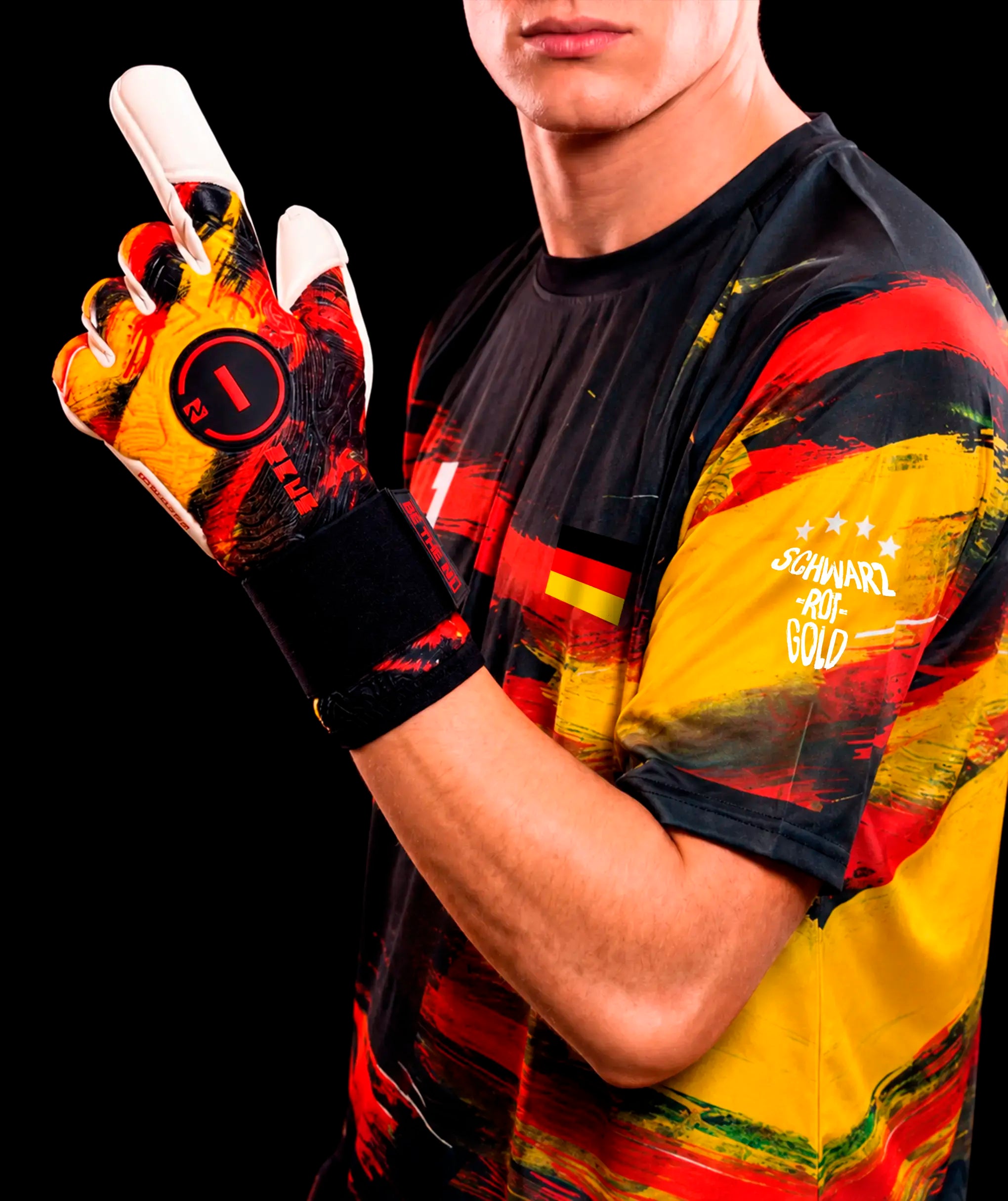 Luva de Goleiro N1 Zeus 2.0 Alemanha