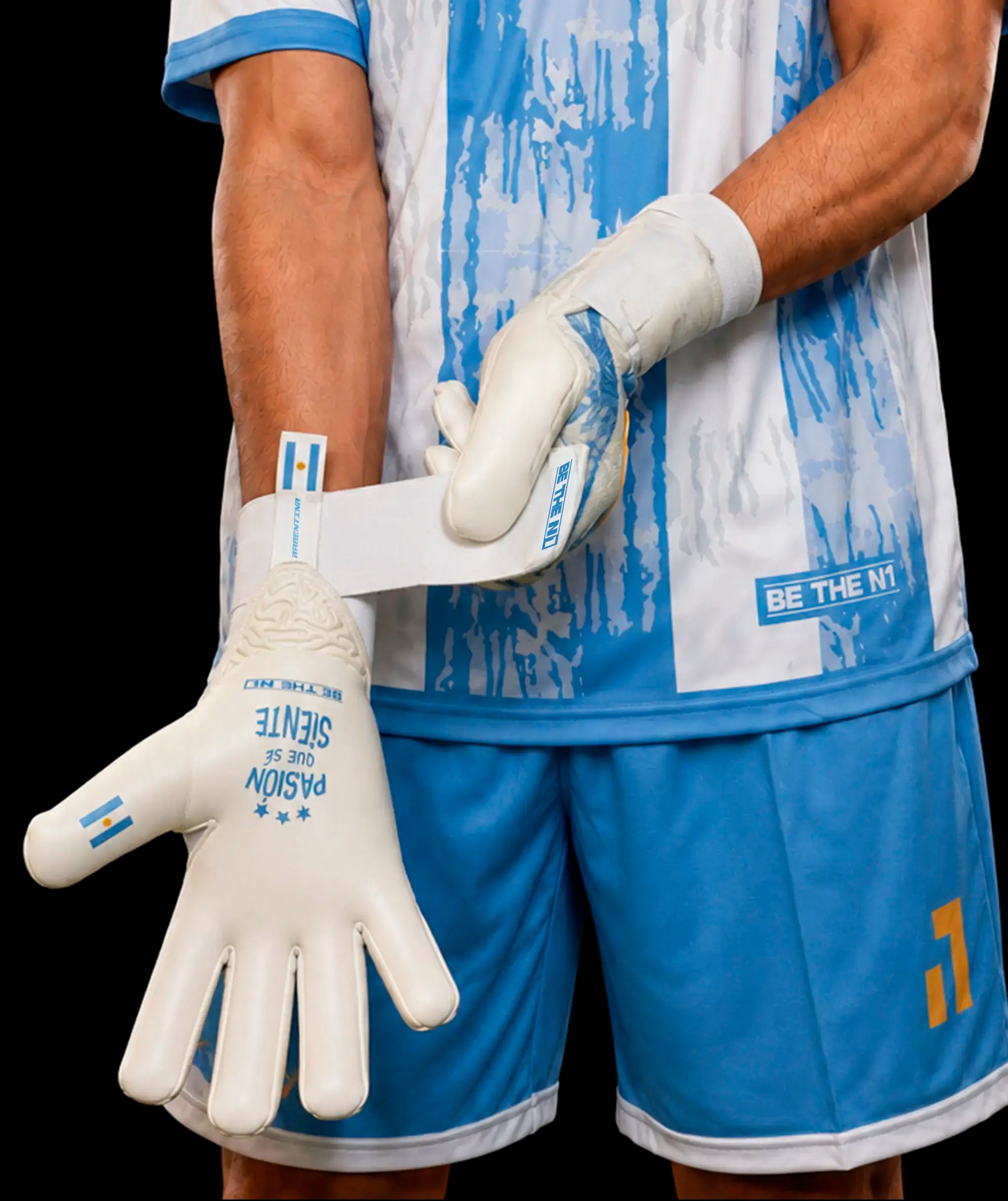 Luva de Goleiro N1 Zeus 2.0 Argentina