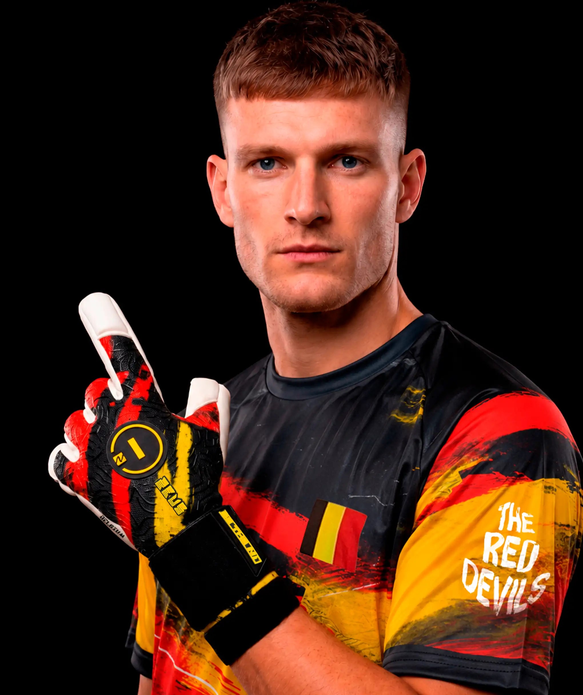 Luva de Goleiro N1 Zeus 2.0 Belgica