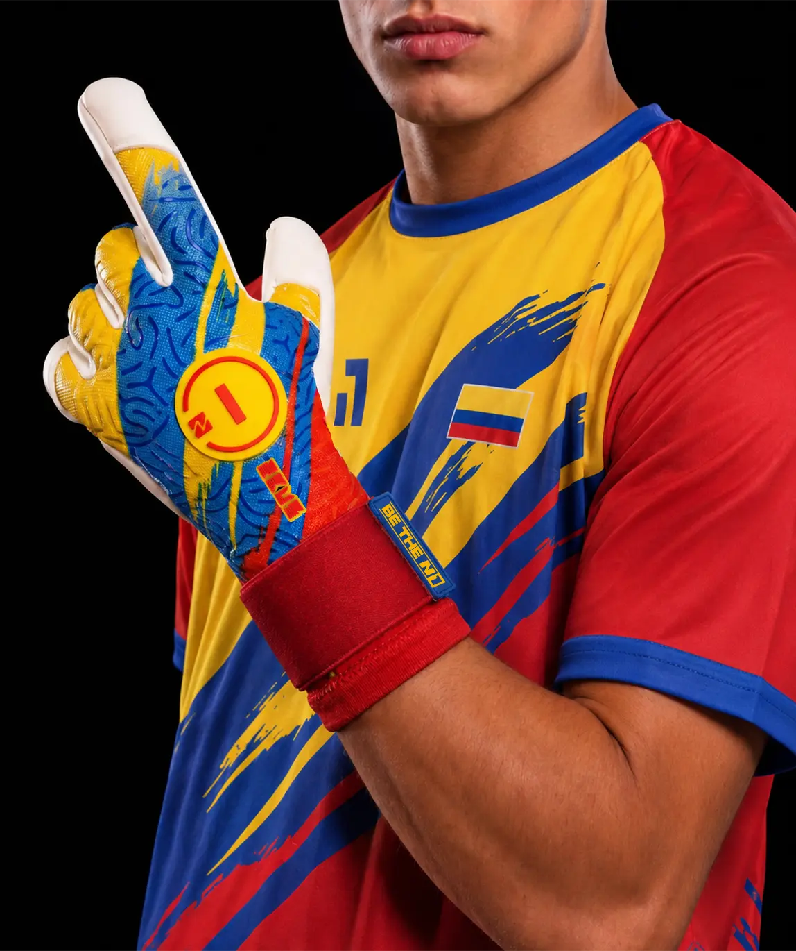 Luva de Goleiro N1 Zeus 2.0 Colombia
