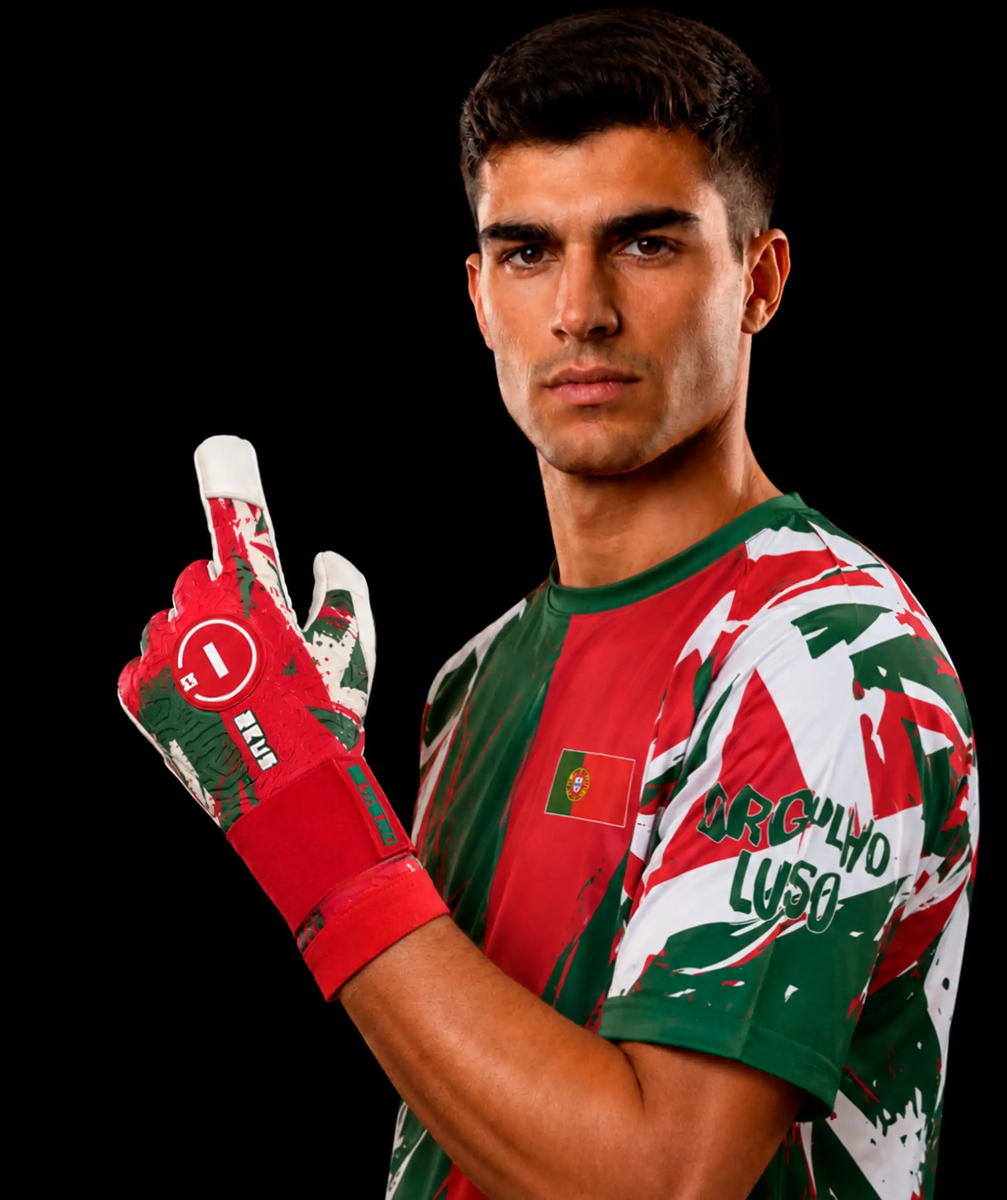 Luva de Goleiro N1 Zeus 2.0 Portugal