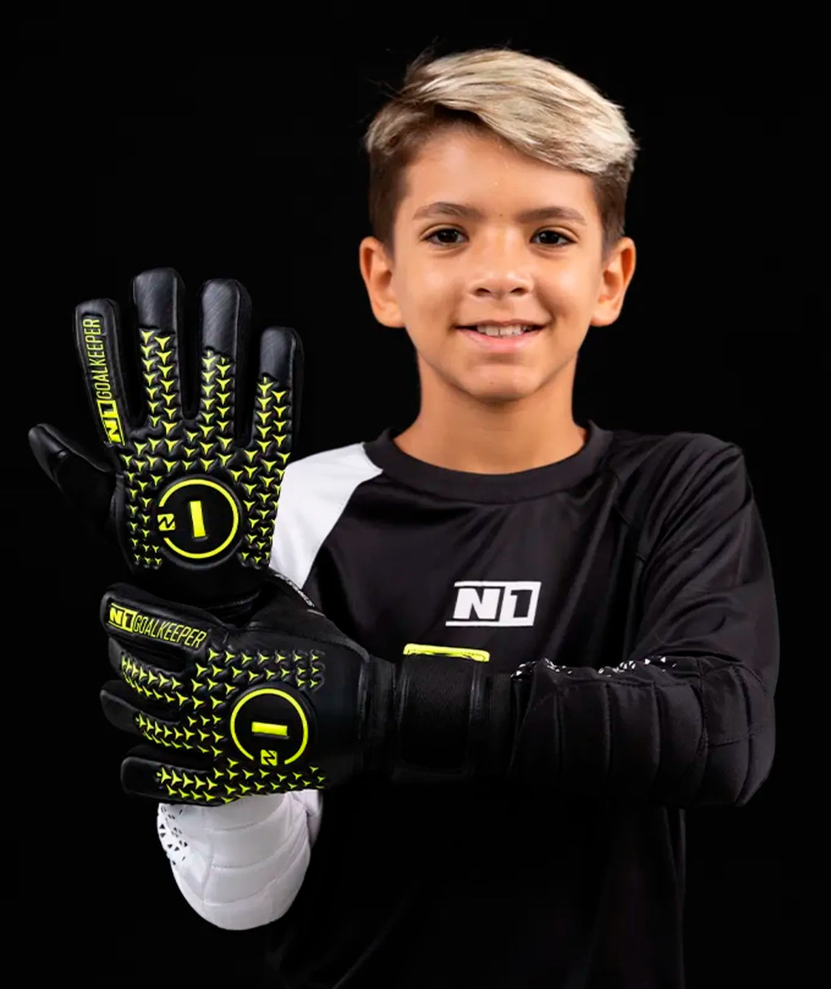 Luva de Goleiro Profissional N1 Kids 2.0