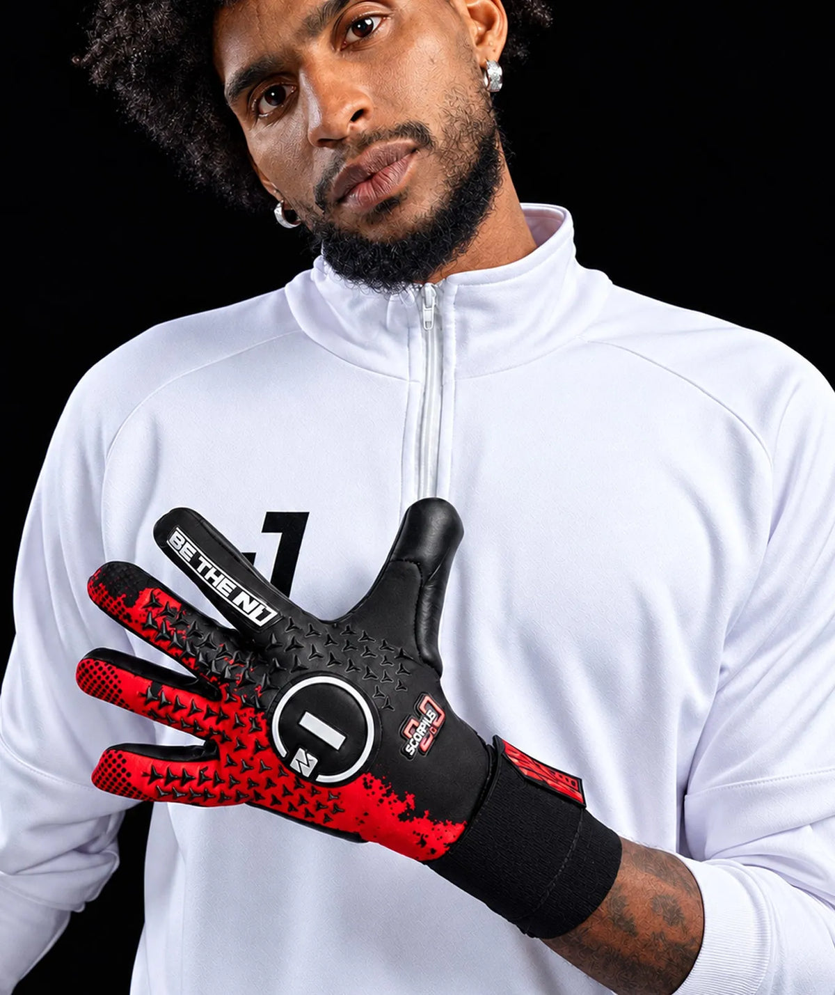 Luva de Goleiro Profissional N1 Scorpius 2.0 New Collection
