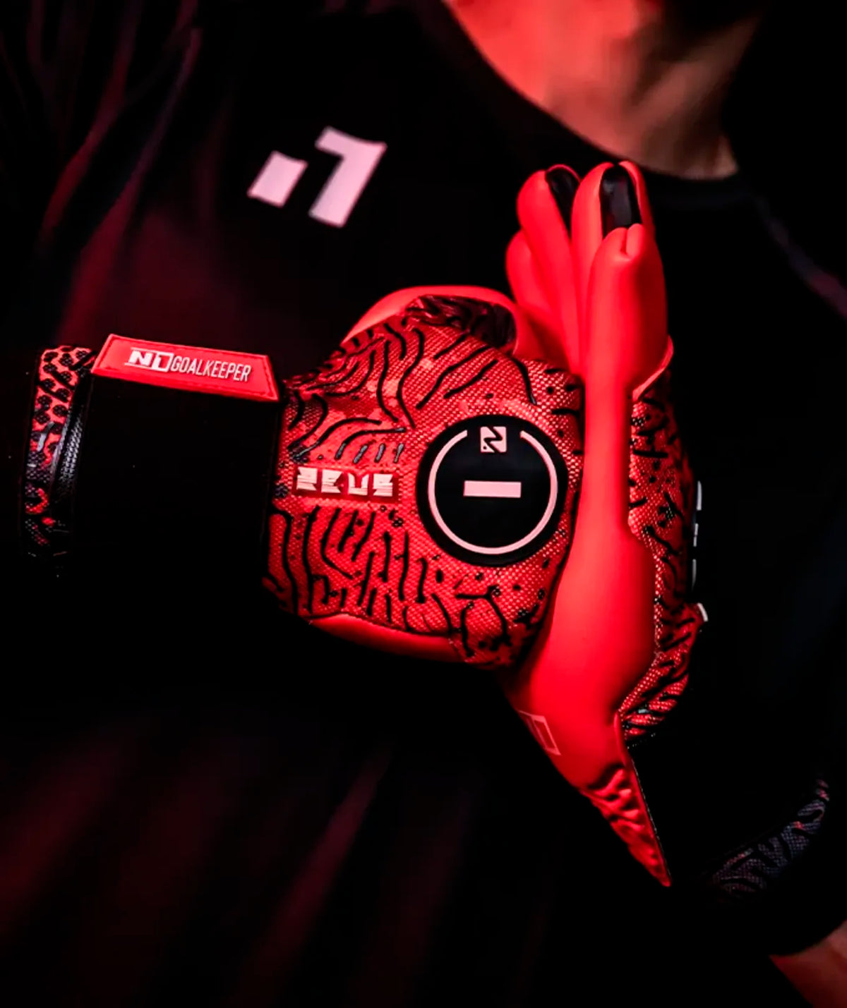 Luva de Goleiro Profissional N1 Zeus 2.0