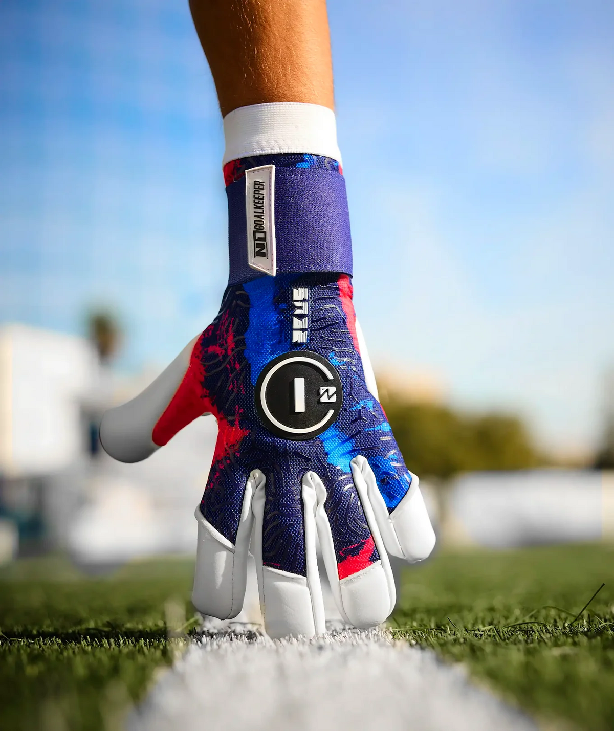 Luva de Goleiro Profissional N1 Zeus 2.0 Aura