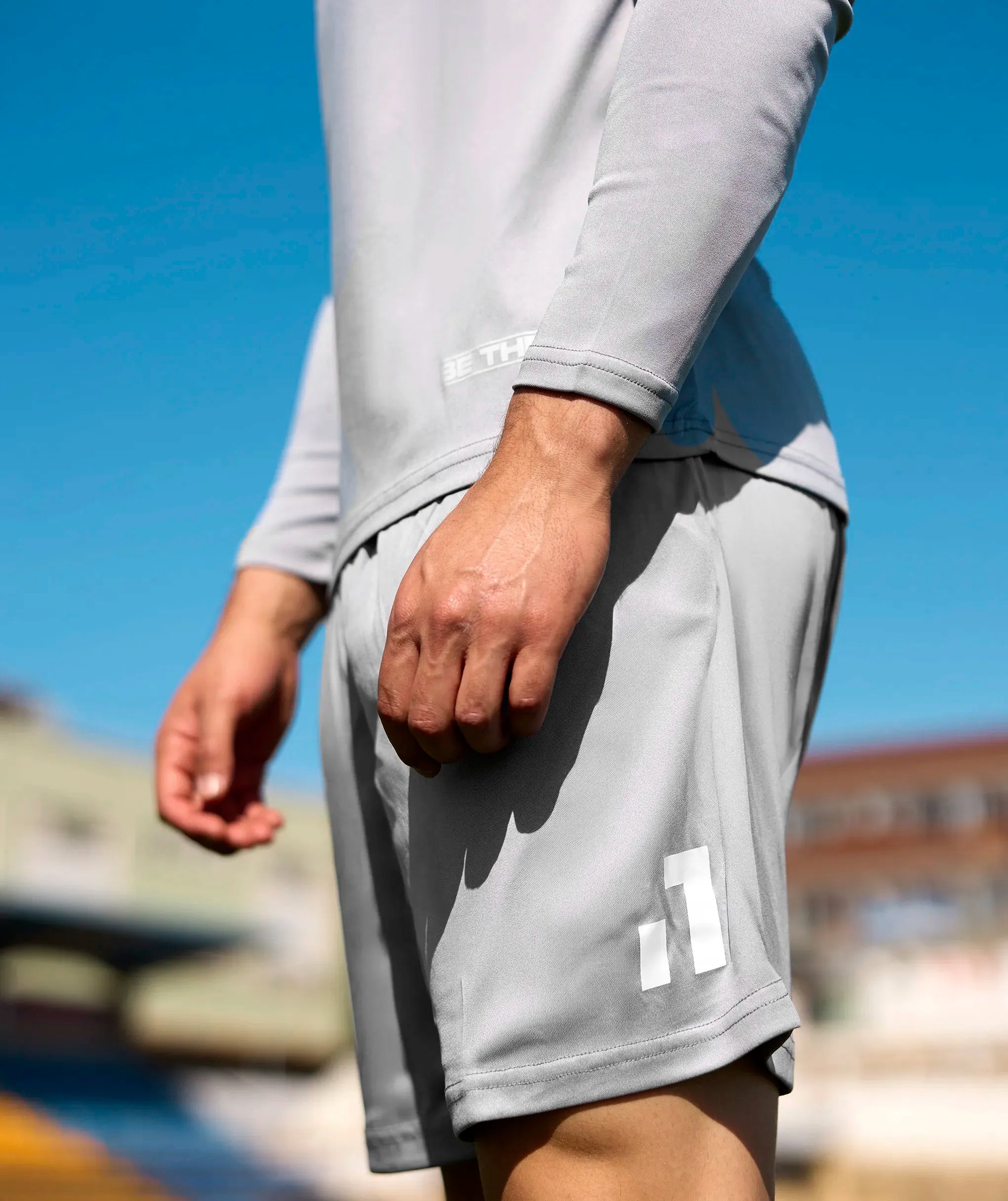 Short Treino N1 Adulto Cinza