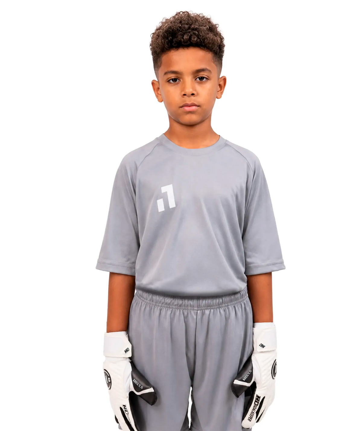 Short Treino N1 Infantil Cinza
