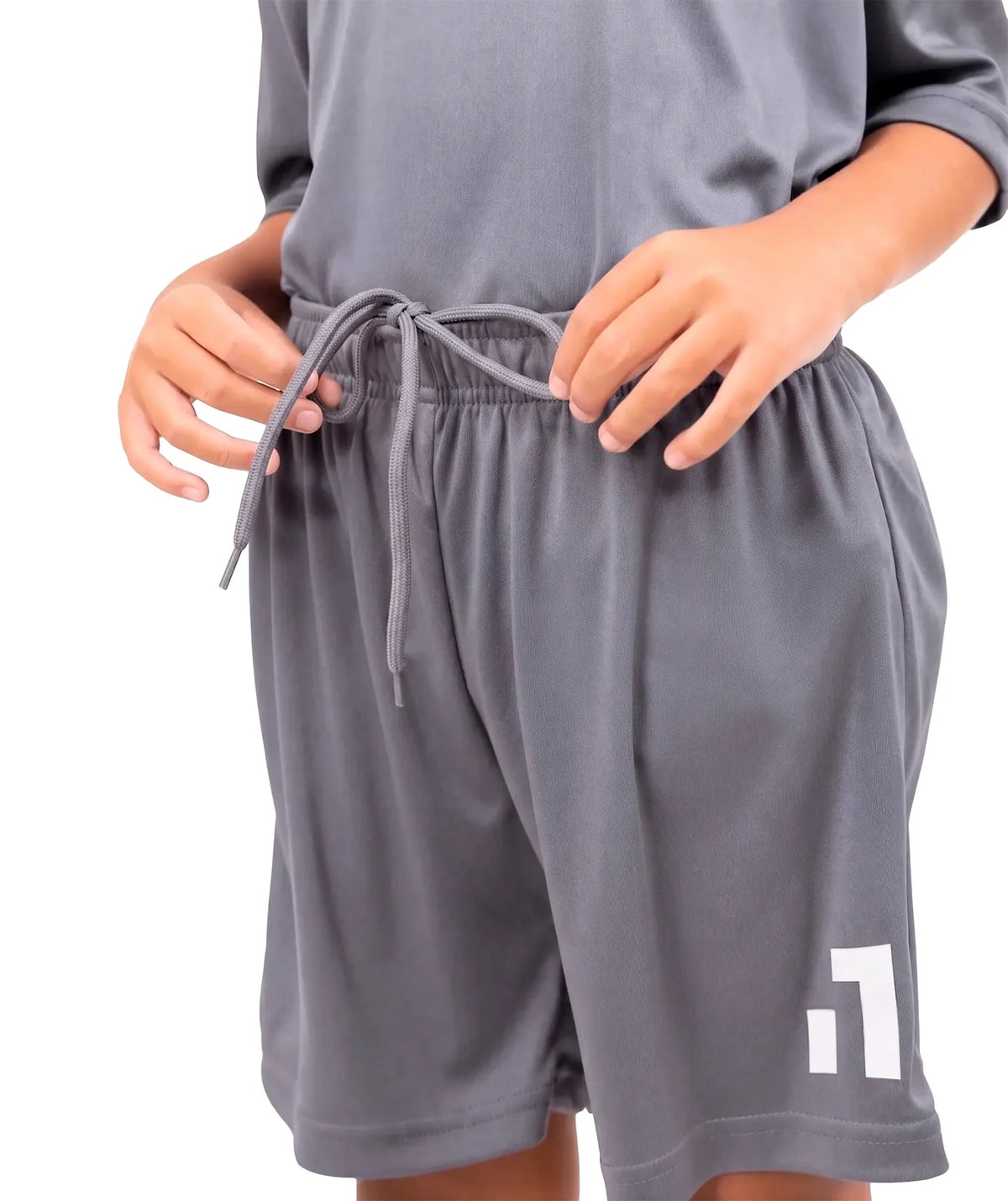 Short Treino N1 Infantil Cinza